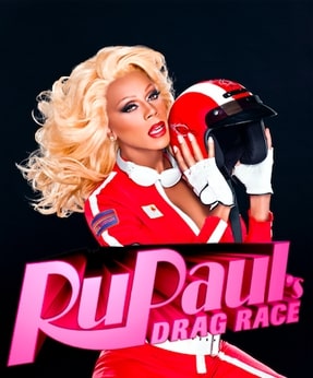 Image of RuPaul as the star drag queen on RuPaul's Drag Race