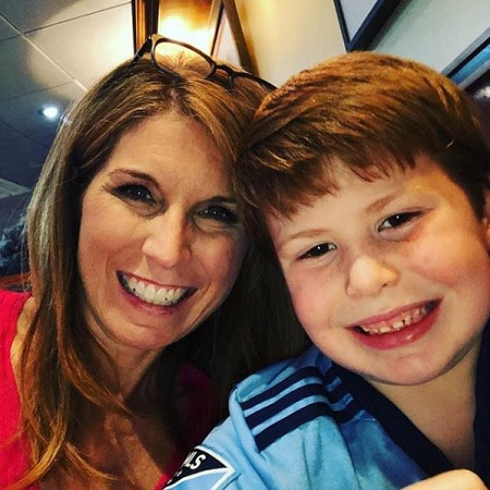Image of Nicolle Wallace and her son, Liam