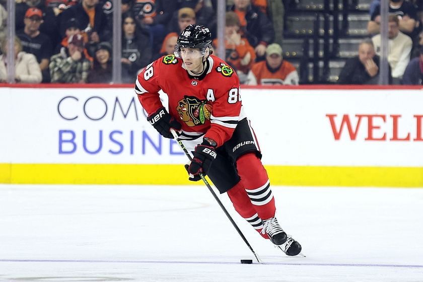Image of Patrick Kane as a professional hockey player 