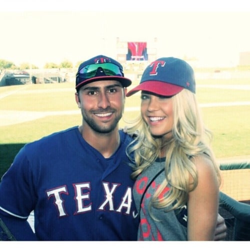 Image of Joey Gallo with Shelby Alyssa
